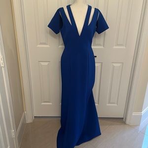 NWT BCBGMAXAZRIA Royal Blue evening gown. Stunning gown, very flattering.